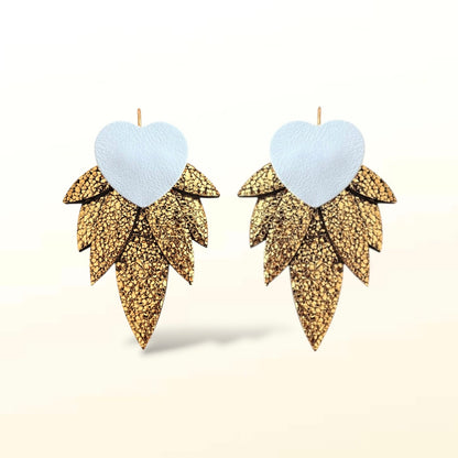 Boucles d'oreilles en cuir Nikita (Dormeuses)