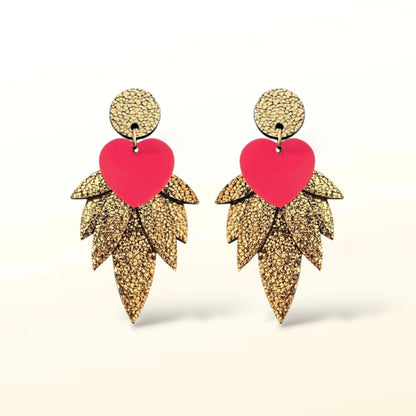 Boucles d'oreilles en cuir Nikita (Attaches)
