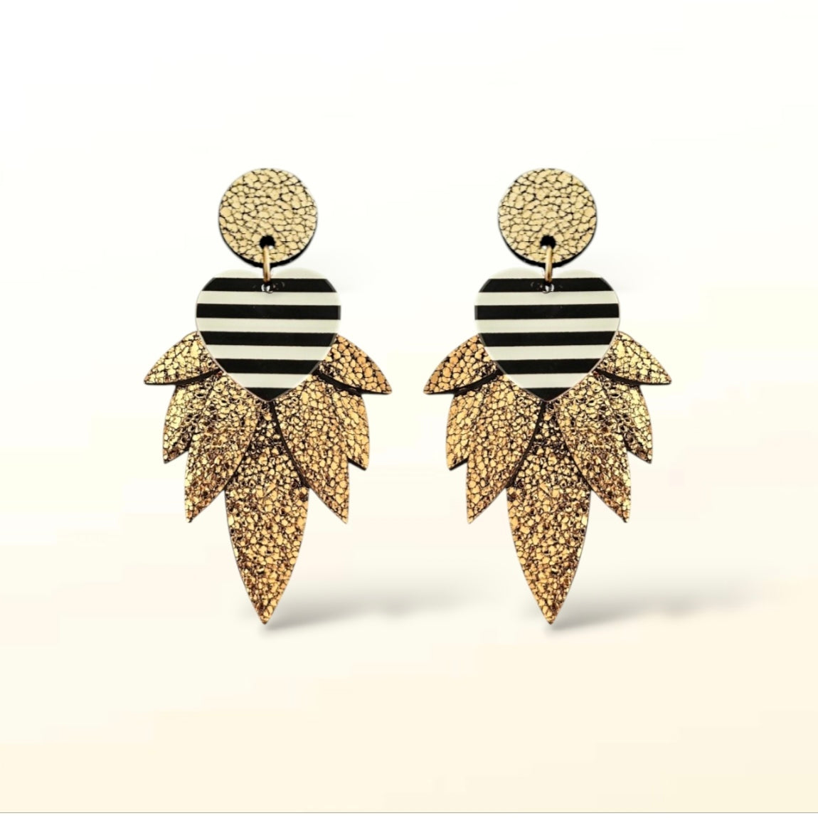 Boucles d'oreilles en cuir Nikita (Attaches)