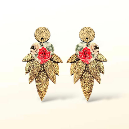 Boucles d'oreilles en cuir Nikita (Attaches)