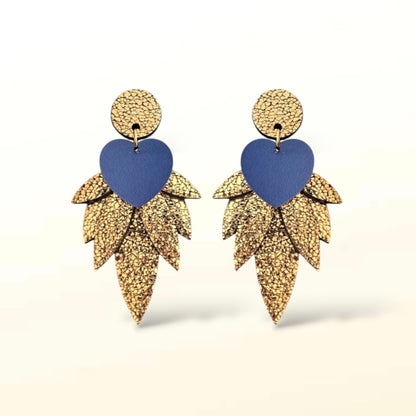 Boucles d'oreilles en cuir Nikita (Attaches)