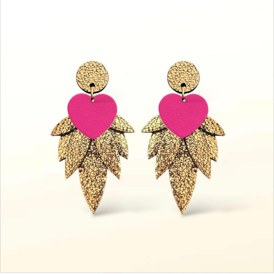 Boucles d'oreilles en cuir Nikita (Attaches)