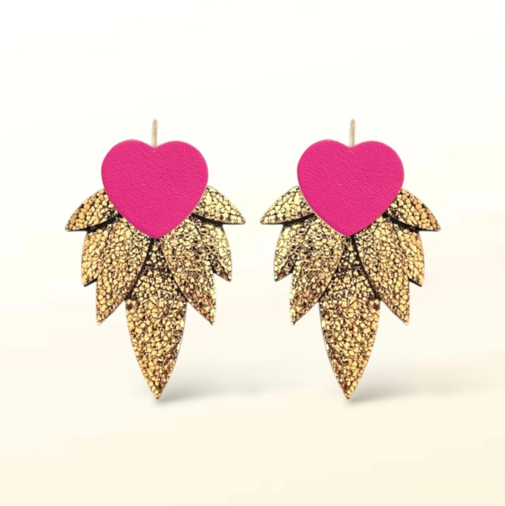 Boucles d'oreilles en cuir Nikita (Dormeuses)