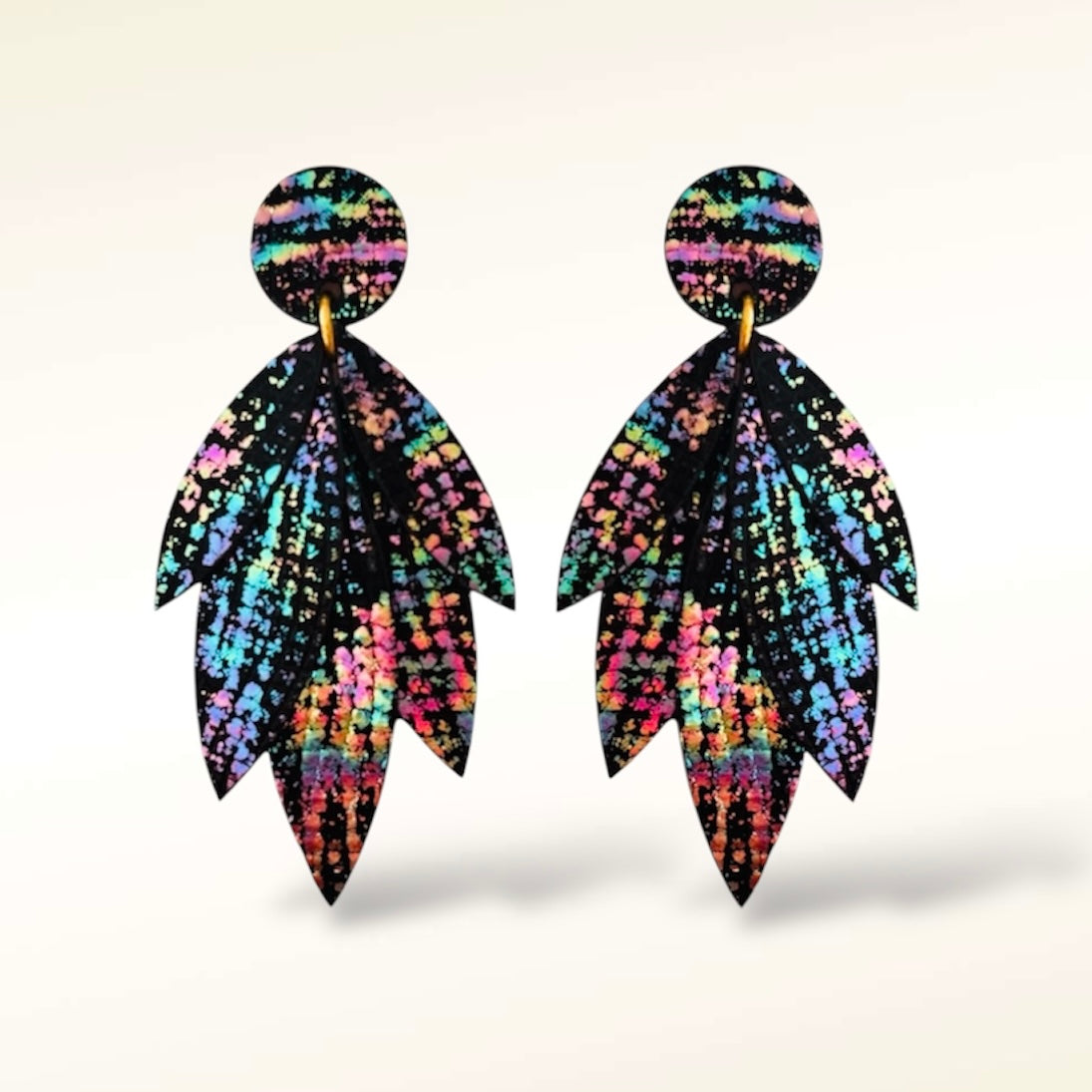 Boucles d'oreilles en cuir Amazon