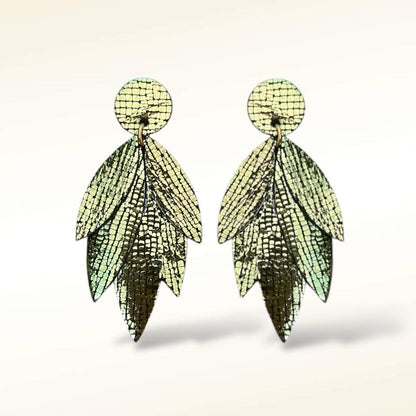 Boucles d'oreilles en cuir Amazon