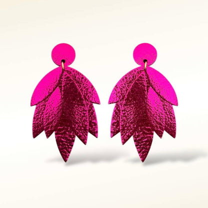 Boucles d'oreilles en cuir Janeiro