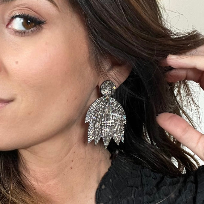 Boucles d'oreilles en cuir Krystel