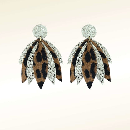 Boucles d'oreilles en cuir Krystel