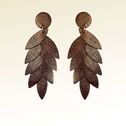 Boucles d’oreilles en cuir Lili-Belle