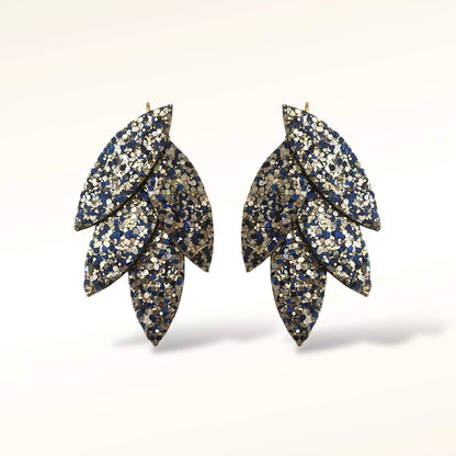 Boucles d'oreilles en cuir Mini Lili-Belle Glitter