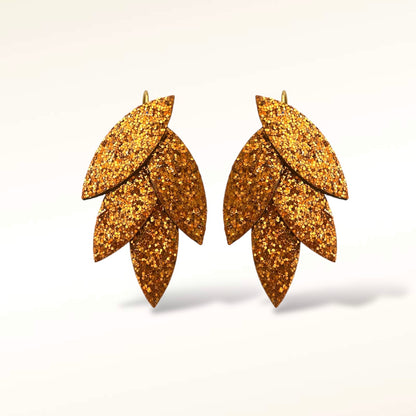 Boucles d'oreilles en cuir Mini Lili-Belle Glitter