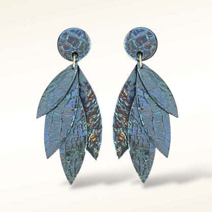 Boucles d'oreilles en cuir Pampa