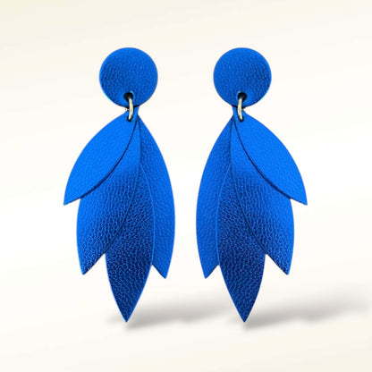 Boucles d'oreilles en cuir Pampa