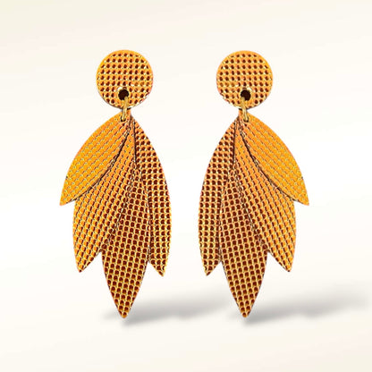 Boucles d'oreilles en cuir Pampa