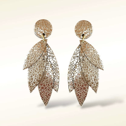 Boucles d'oreilles en cuir Pampa