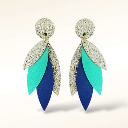 Boucles d'oreilles en cuir Pampa