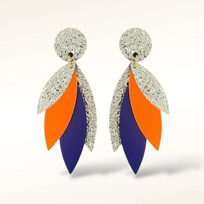 Boucles d'oreilles en cuir Pampa