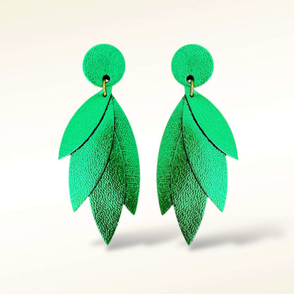 Boucles d'oreilles en cuir Pampa