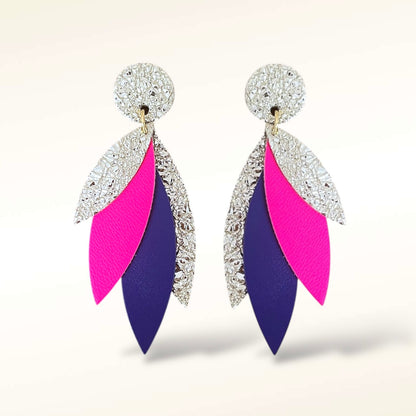 Boucles d'oreilles en cuir Pampa