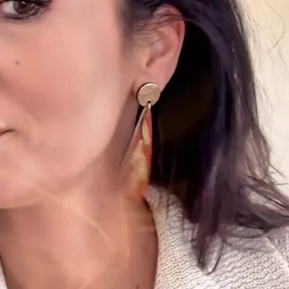 Boucles d'oreilles en cuir Holà!