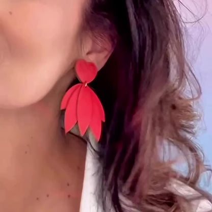 Boucles d'oreilles en cuir Mini-Krystel