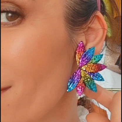 Boucles d'oreilles en cuir Margarita