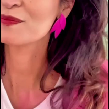 Boucles d'oreilles en cuir Frida