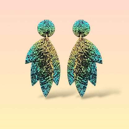 Boucles d'oreilles en cuir Pampa