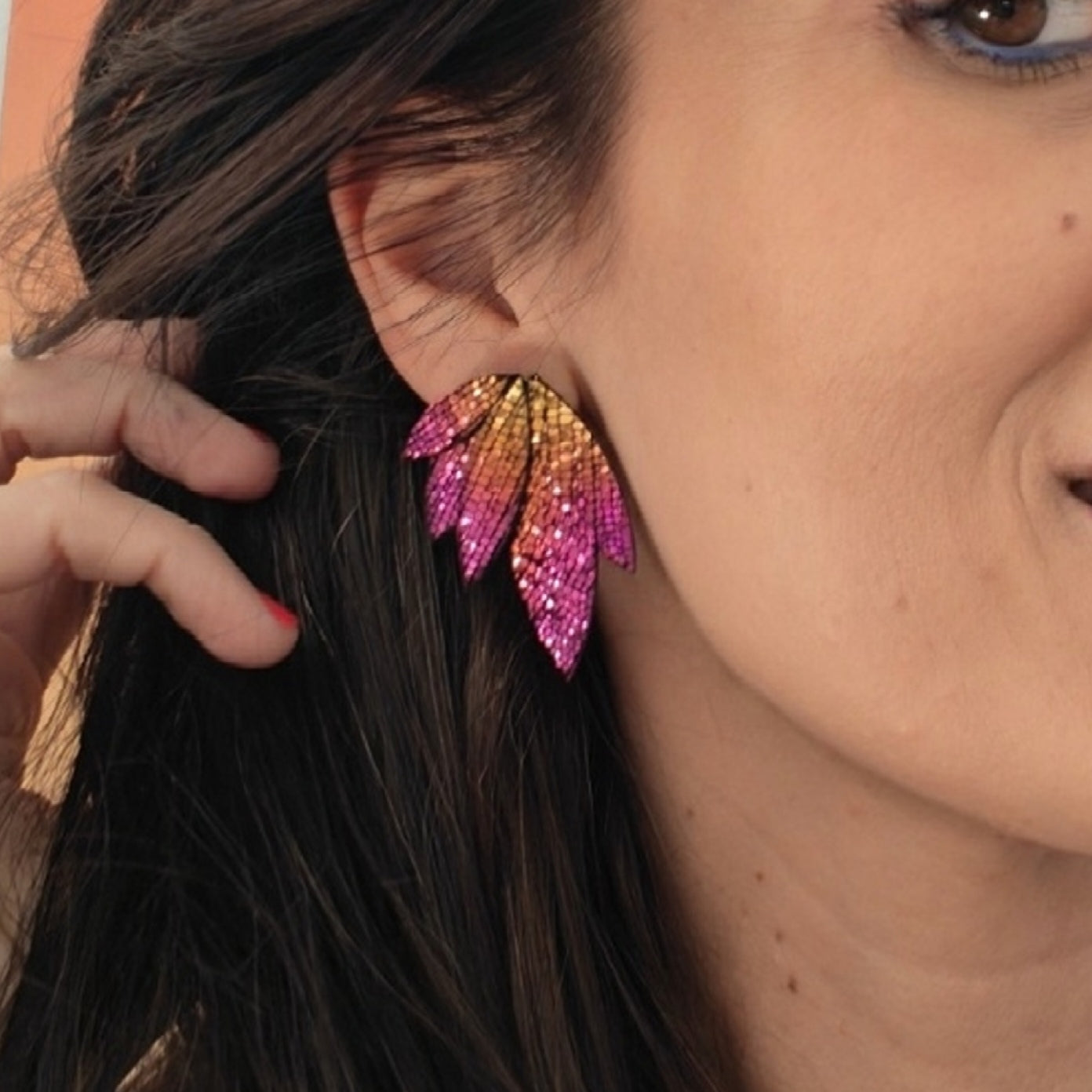Boucles d'oreilles en cuir Rio