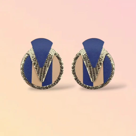 Boucles d'oreilles en cuir Pixie