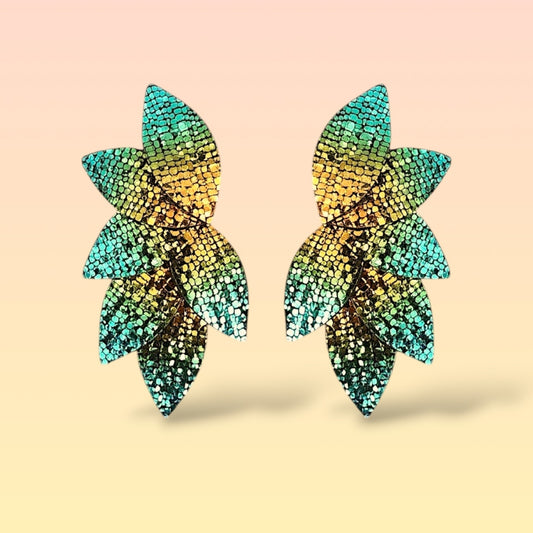 Boucles d'oreilles en cuir Dahlia XL