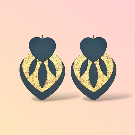 Boucles d'oreilles en cuir Valentina