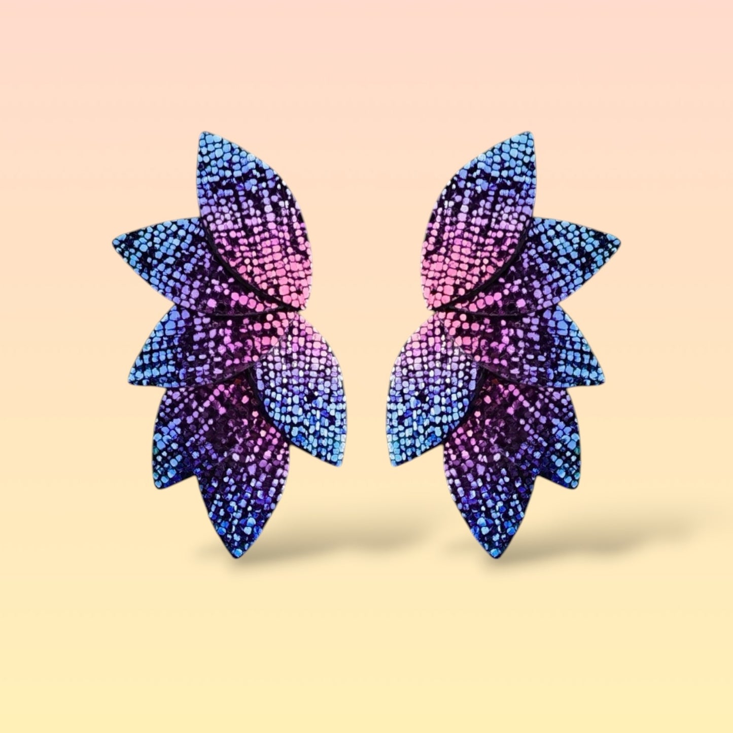 Boucles d'oreilles en cuir Dahlia XL
