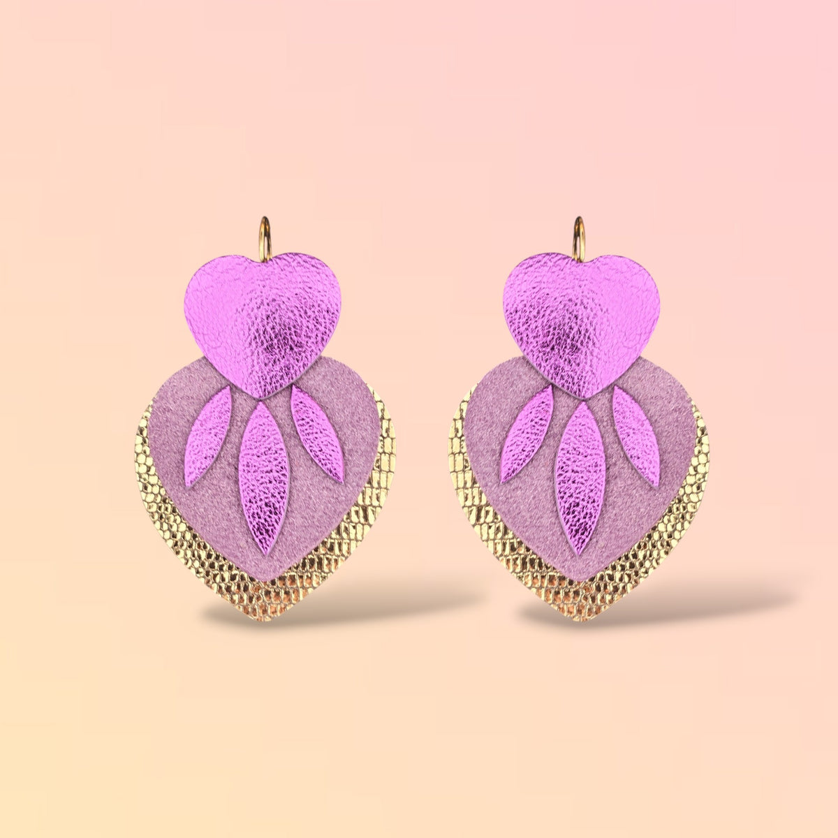 Boucles d'oreilles en cuir Valentina