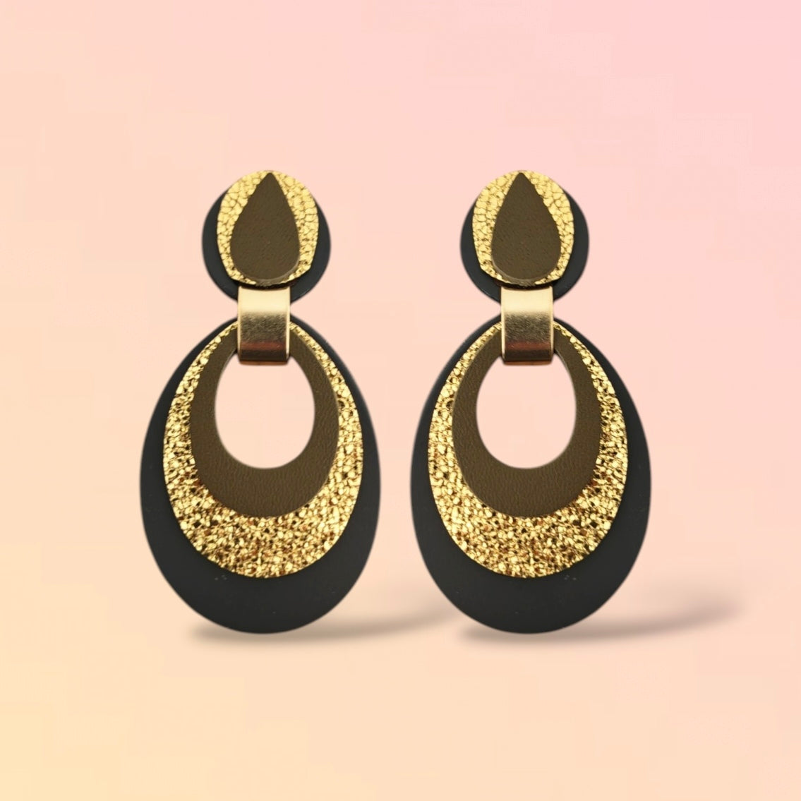 Boucles d'oreilles en cuir Mona