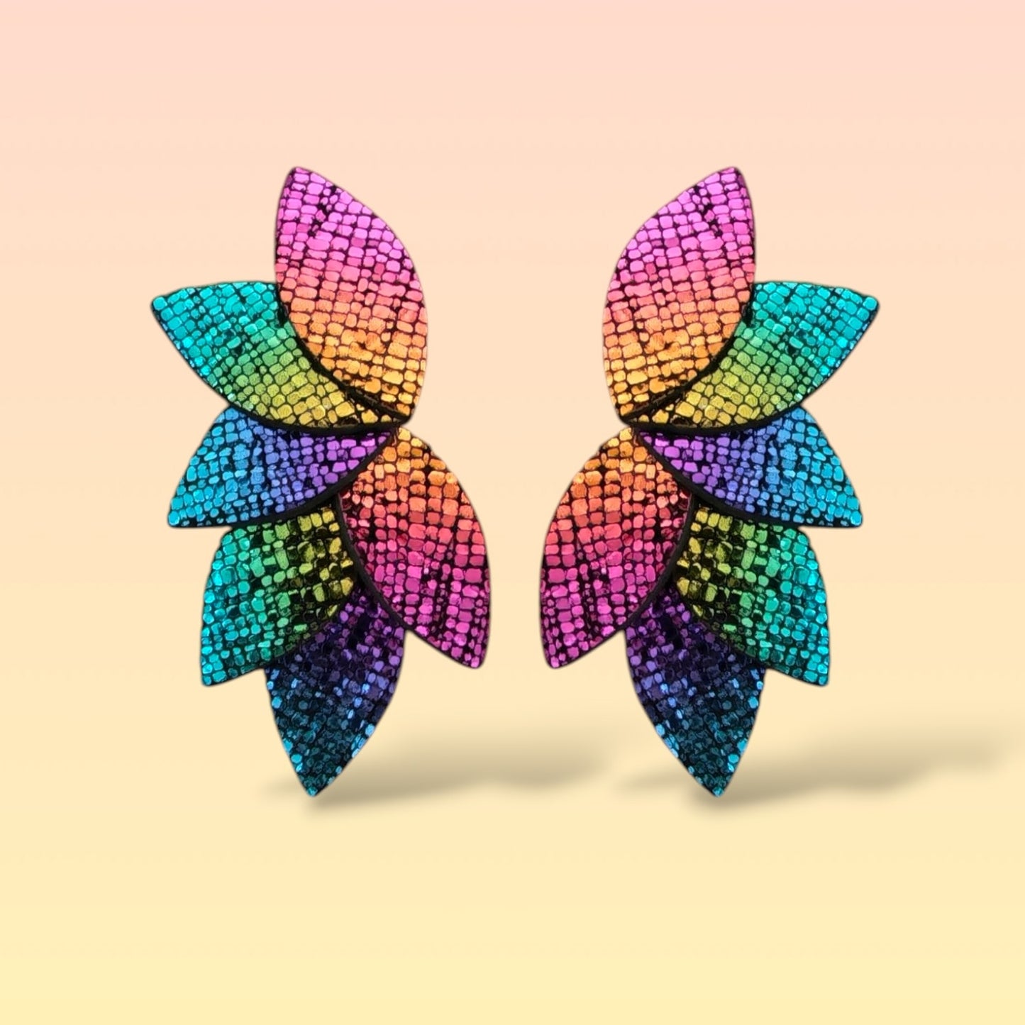 Boucles d'oreilles en cuir Dahlia XL