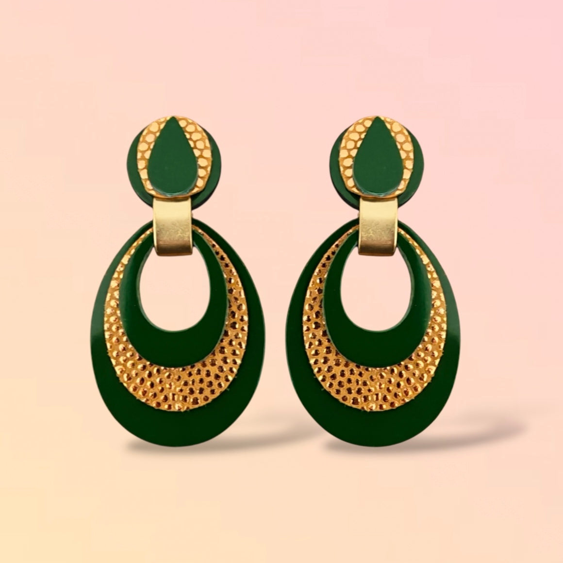 Boucles d'oreilles en cuir Mona