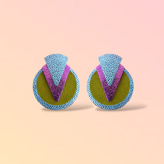 Boucles d'oreilles en cuir Pixie