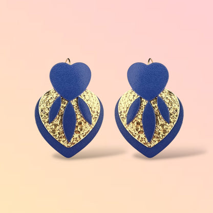 Boucles d'oreilles en cuir Valentina