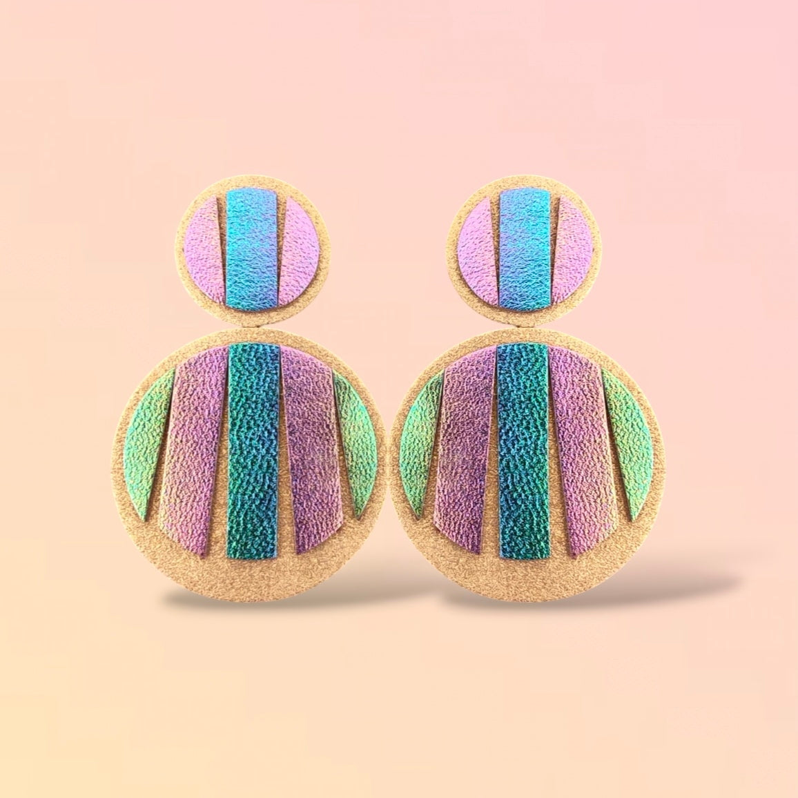 Boucles d'oreilles en cuir Mattis