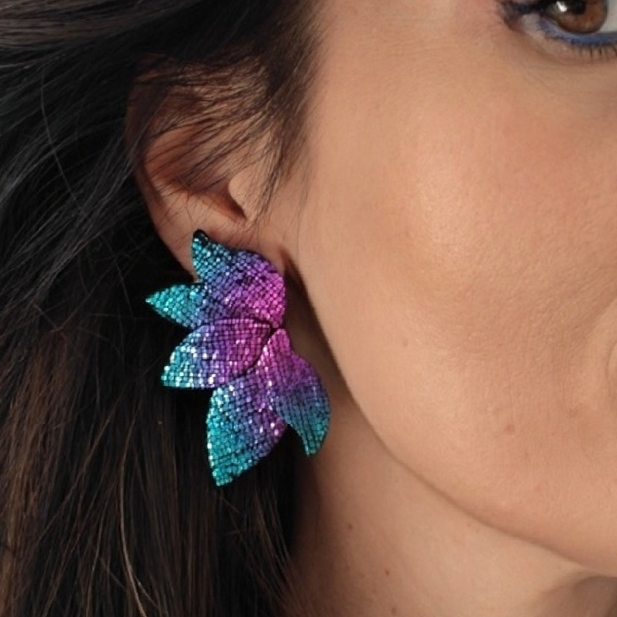 Boucles d'oreilles en cuir Florine