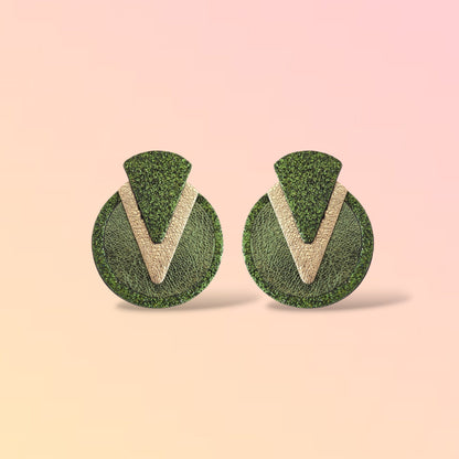 Boucles d'oreilles en cuir Pixie Glitter