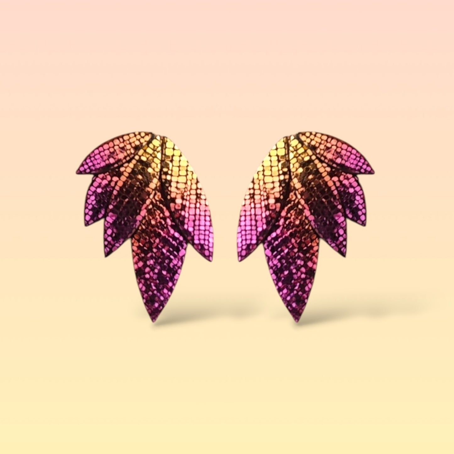 Boucles d'oreilles en cuir Rio