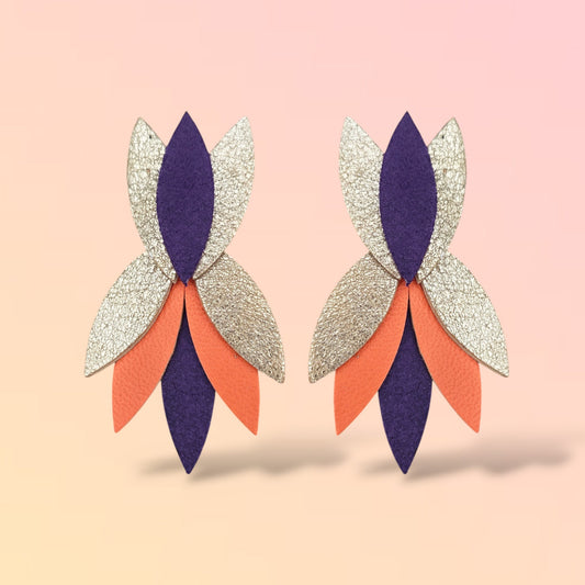 Boucles d'oreilles en cuir Victoria