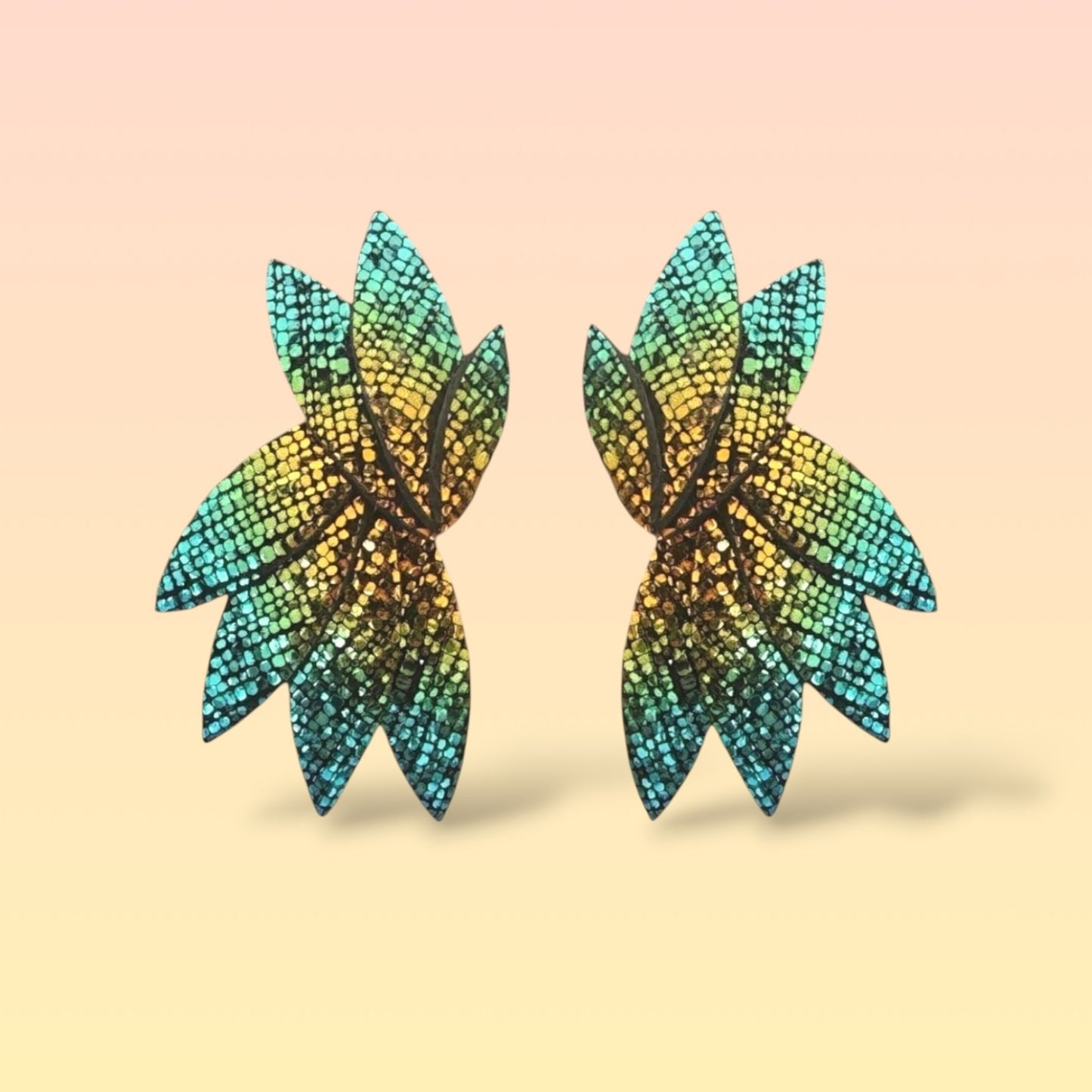 Boucles d'oreilles en cuir Palomée