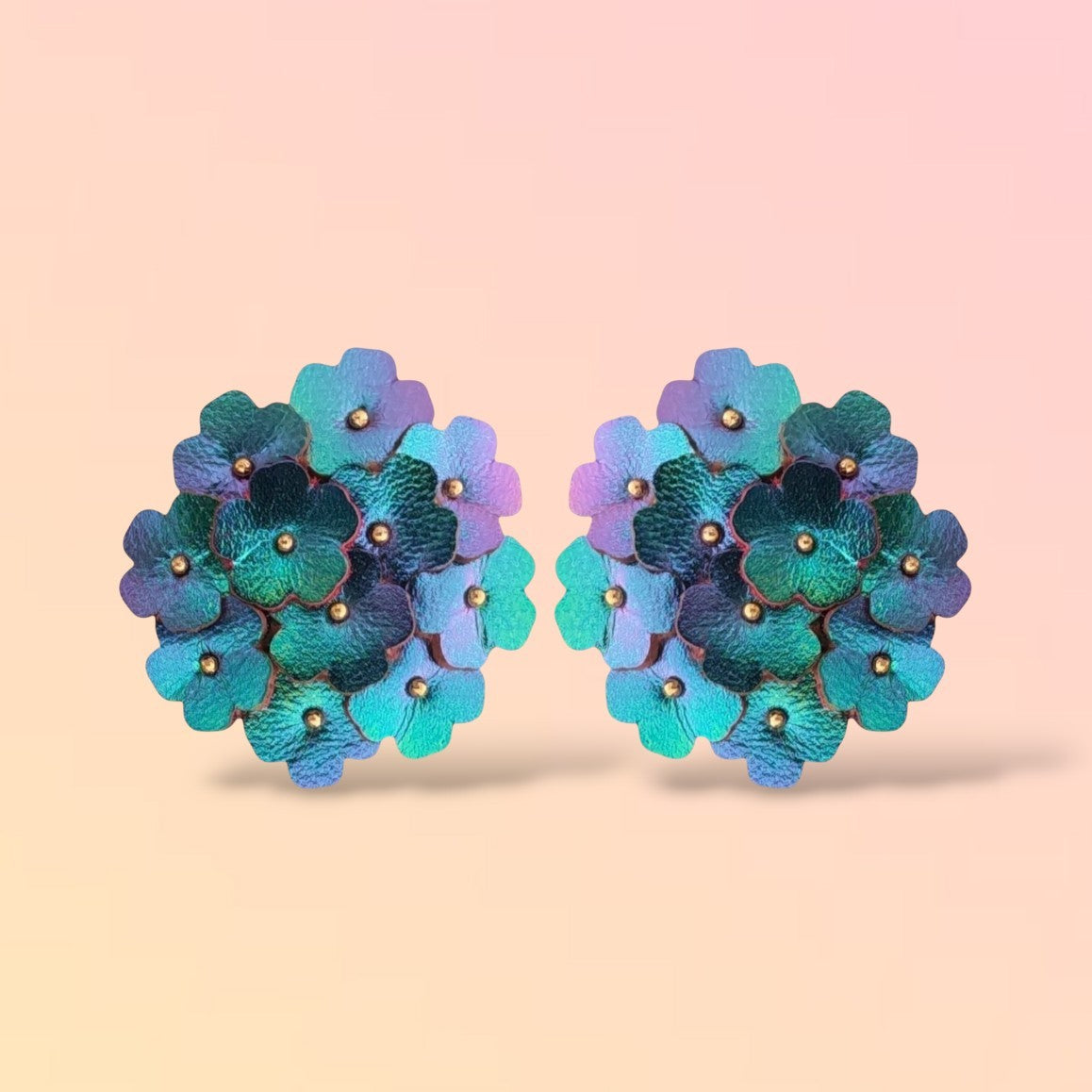 Boucles d'oreilles en cuir Fin Avril