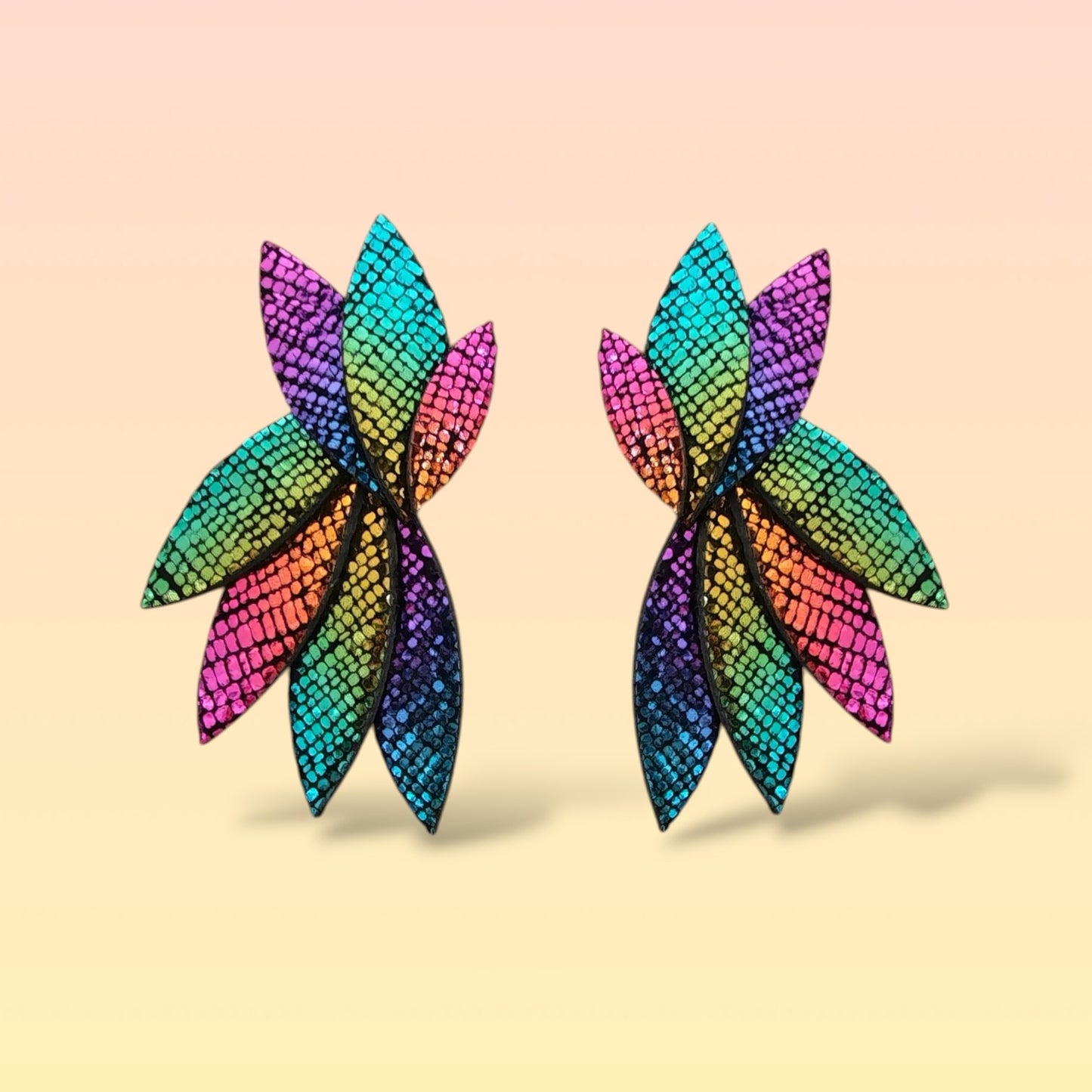 Boucles d'oreilles en cuir Palomée