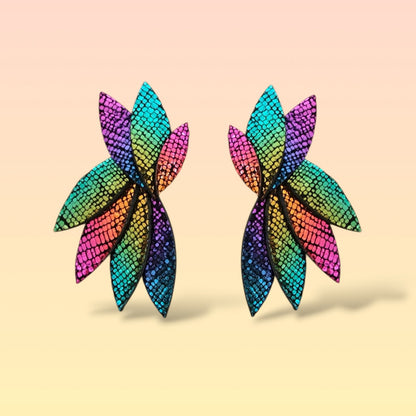 Boucles d'oreilles en cuir Palomée