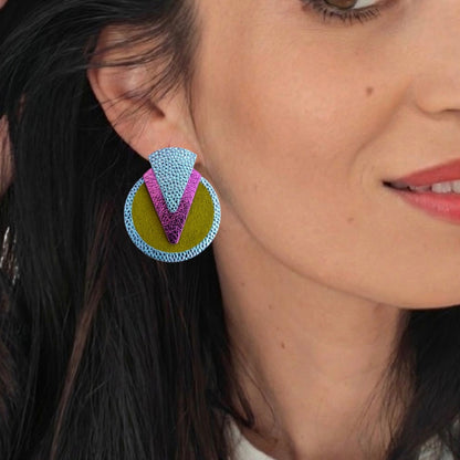 Boucles d'oreilles en cuir Pixie