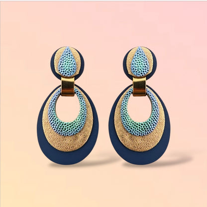 Boucles d'oreilles en cuir Mona